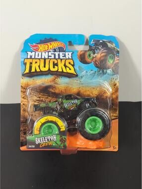 NEW Hot Wheels Monster Trucks Skeleton Crew